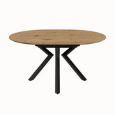 Toronto 120 - 160cm Wood Effect Extending Oval Dining Table - Pendle Village Furniture